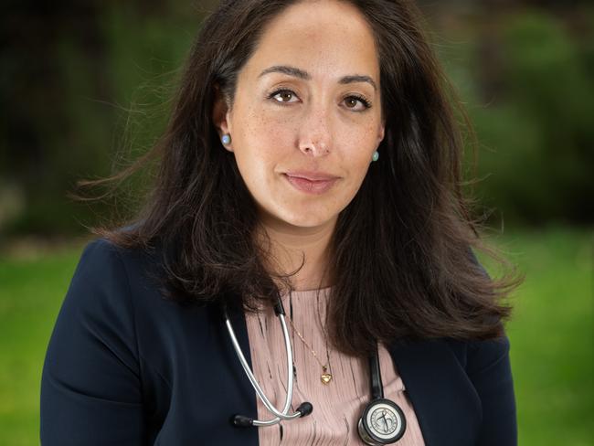 Dr Karla Villfana-Soto used to work at several Victorian health services and was overworked and underpaid. Picture: Tony Gough