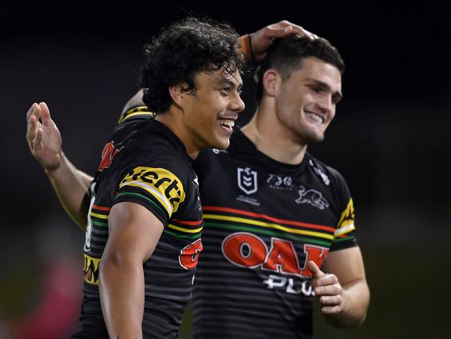 Cleary and Luai will take their partnership onto rugby league’s biggest stage. Digital image by Gregg Porteous � NRL Photos