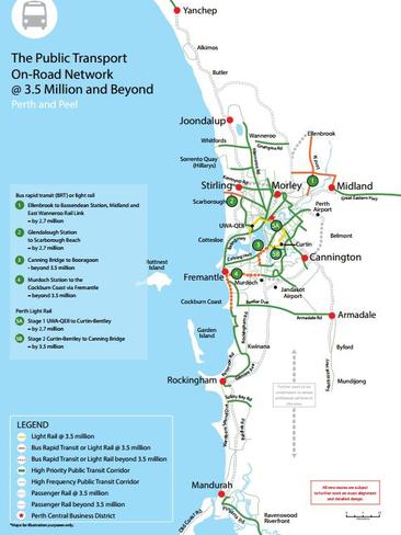 WA Government reveals future plans for rail, road transport in Perth ...