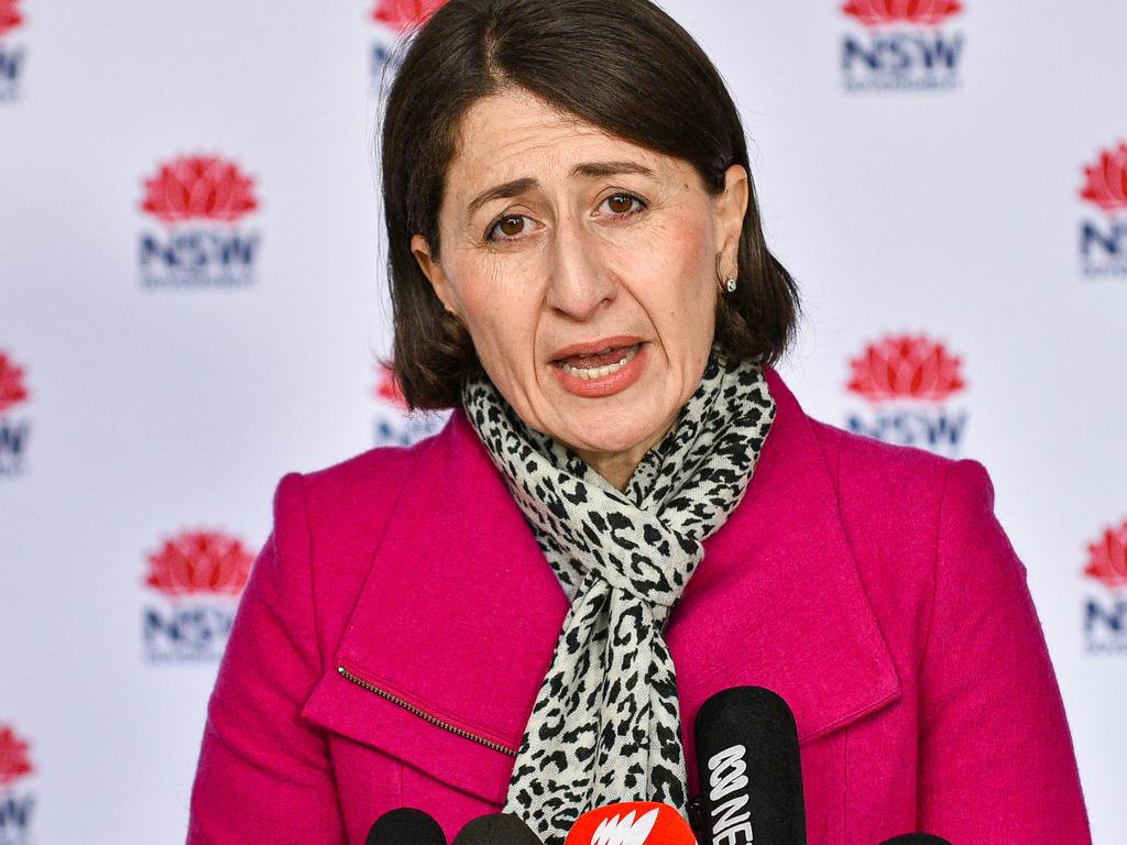 NSW Premier Gladys Berejiklian has announced a raft of new measures to tackle the latest covid outbreak in Sydney. Picture: Flavio Brancaleone/NCA NewsWire