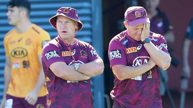 Coach Kevin Walters, Brisbane Broncos training, Red Hill. Photographer: Liam Kidston