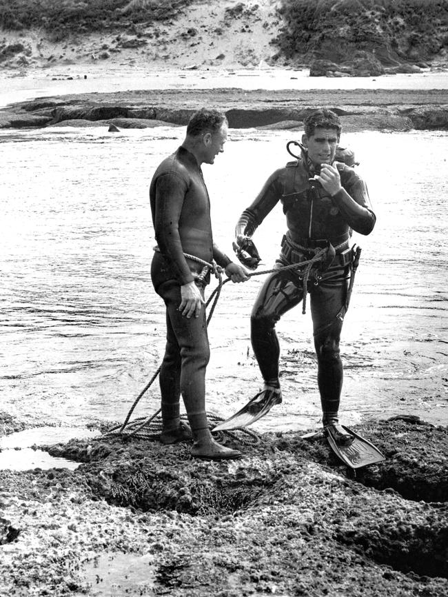 John Simon, former Victoria Police search and rescue diver when Prime Minister Harold Holt disappeared off Cheviot Beach in 1967