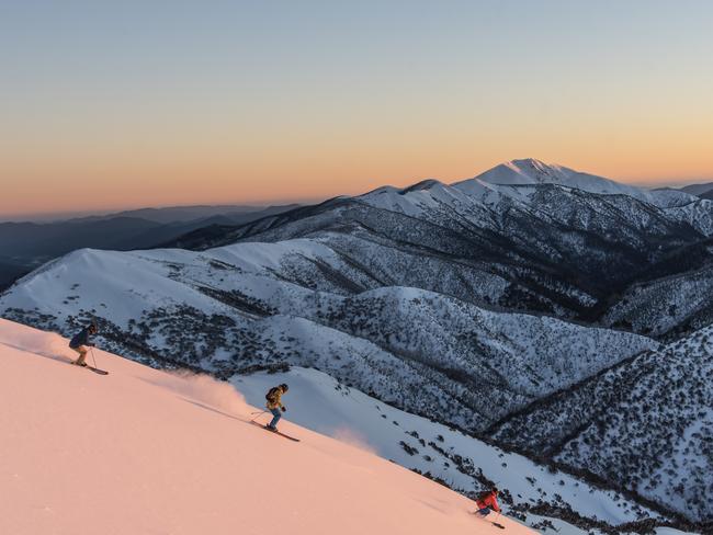 Skiing at Mt Hotham