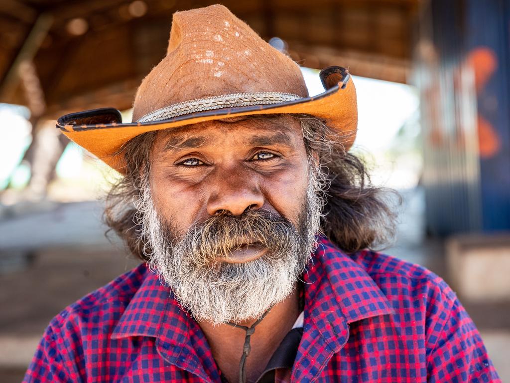 Wadeye Kardu Diminin traditional owner and cultural leader Stephen Bunduck. Picture: Amos Aikman