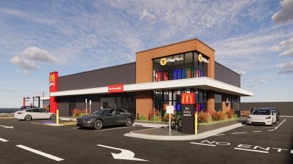 Artist design showing the new McDonald’s Hove development. Picture: Supplied