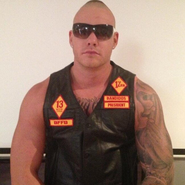 Former Bandidos Gold Coast president, now alleged current member of the Comancheros, Adam White.