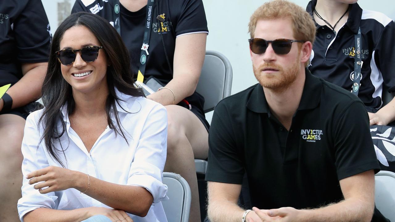 The couple at the Invictus Games in Canada in 2017. Picture: AFP Photo/Getty Images/Chris Jackson