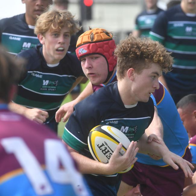 Elijah Breen. QLD Rugby Union State Championships (17-18 years boys) at the Townsville Sports Precinct. Friday May 23. South Coast against Metro North. Picture: Evan Morgan
