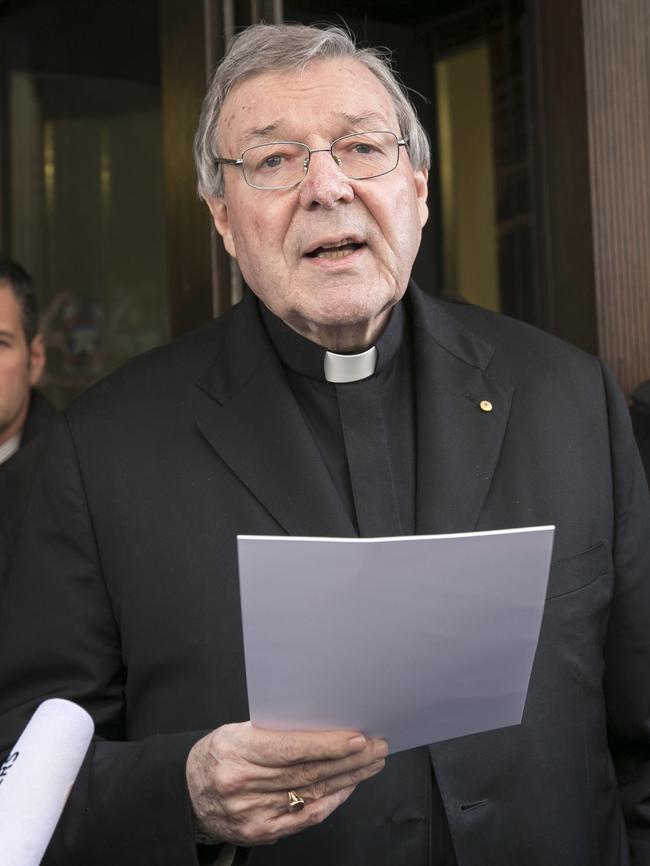 Cardinal George Pell has been criticised for an “aloof” approach to the church’s sexual abuse problem.