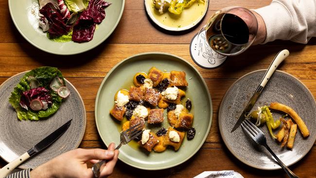 Supplied Editorial Pumpkin gnocchi at Seed, Clare Valley. Picture Lewis Potter