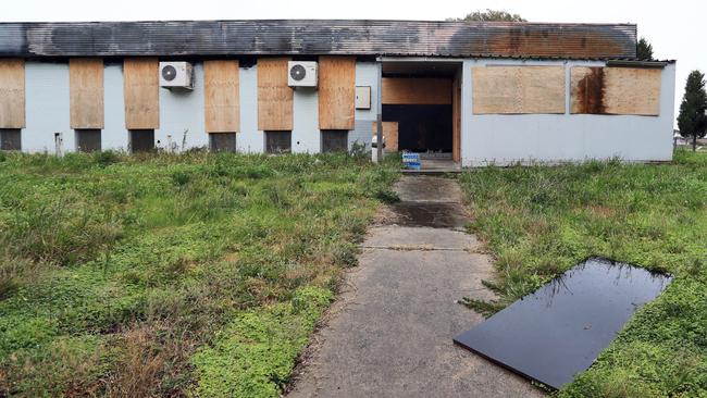 The Imam Ali Islamic centre in Fawkner was destroyed in the arson attack. Picture: Aaron Francis