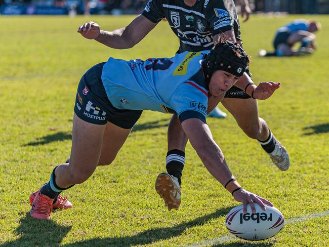 Esom Ioka. Western Clydesdales vs. Tweed Seagulls. Picture: Benny Hassum Photography