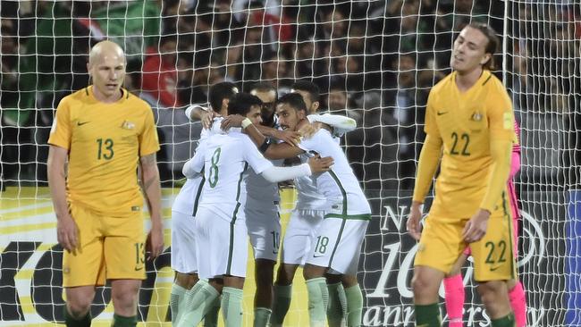 Saudi Arabian players impressed against the Socceroos.