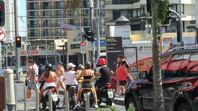 Thousands of Schoolies have again descended on Surfers Paradise.