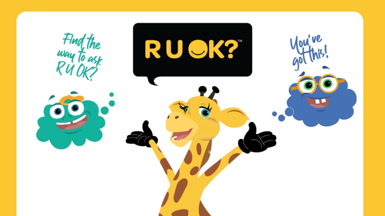 Healthy Harold and Life Ed have teamed up with R U OK? to create a new classroom resource for making difficult conversations much easier. Picture: Life Ed/supplied