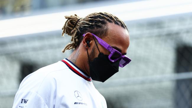 Lewis Hamilton is struggling. Photo by Lars Baron/Getty Images