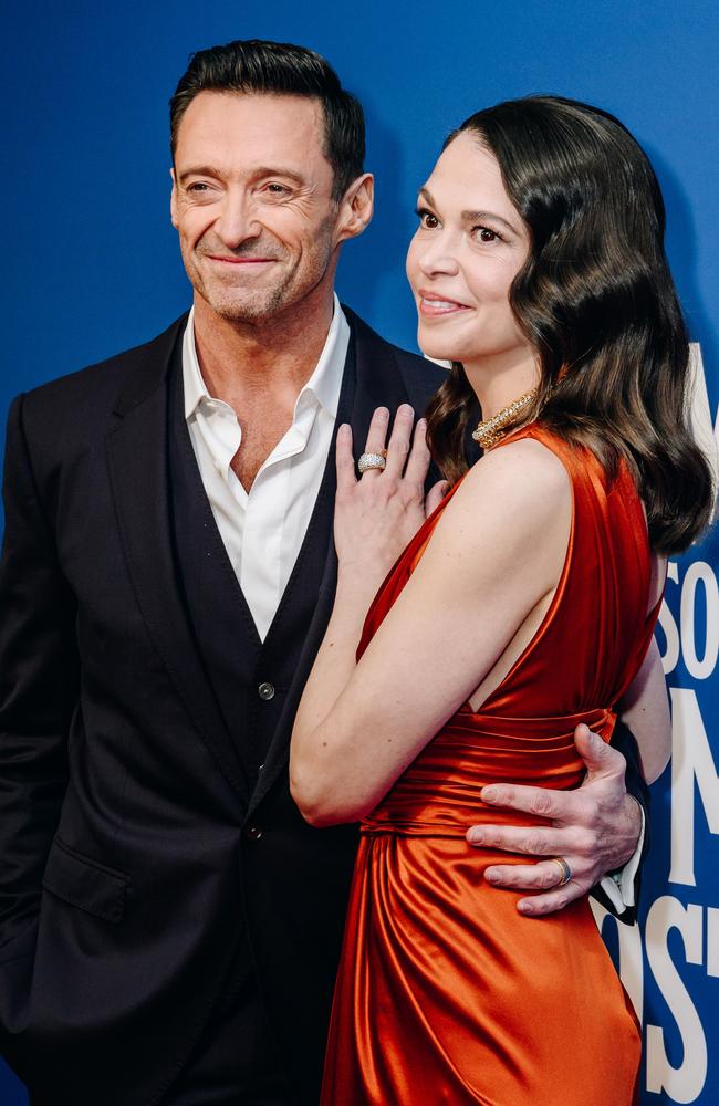 Hugh Jackman and Sutton Foster at "The Music Man" Broadway Opening. Picture: Nina Westervelt/Variety/Penske Media via Getty Images