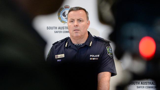 Assistant Commissioner Ian Parrott said the family had an extensive history with domestic violence. Picture: Brenton Edwards