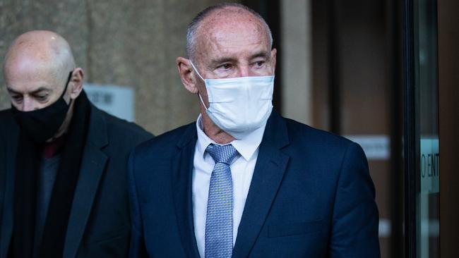 Chris Dawson outside the Federal Court in Sydney. Picture: NCA NewsWire / Christian Gilles