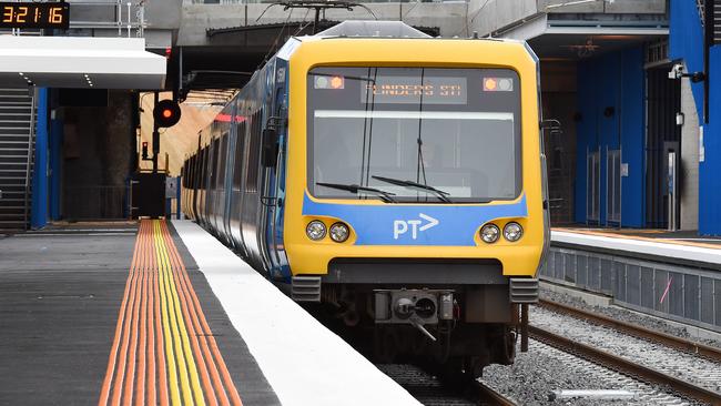 A boy was beaten unconscious at Nunawading train station.