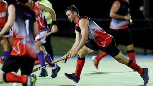 Cairns Hockey Association A-grade men's elimination semi-final between Souths and Stingers. Souths' Glen Geraghty. PICTURE: STEWART McLEAN