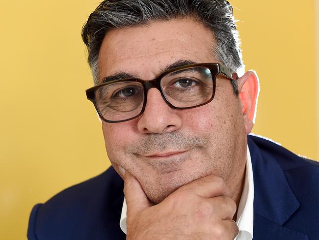 Former AFL chief Andrew Demetriou went to extraordinary lengths to keep the Gillard dossier confidential. Picture: Nicole Garmston