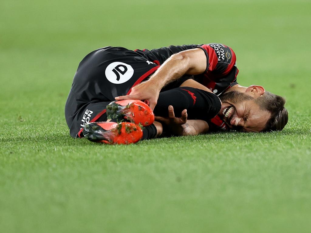 Milos Ninkovic should expect some rough treatment on Saturday night. Picture: Brendon Thorne/Getty Images