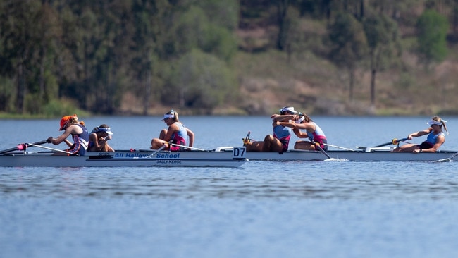 2024 Brisbane Schoolgirl Rowing Association Championship. Photos by Stephen Archer.