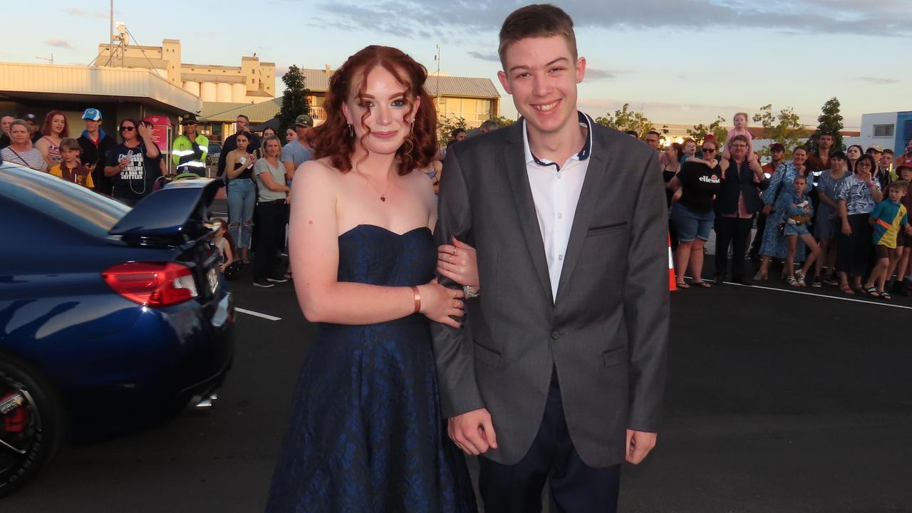 Students arriving at the Kingaroy State High School Formal at Kingaroy Town Hall on November 11.