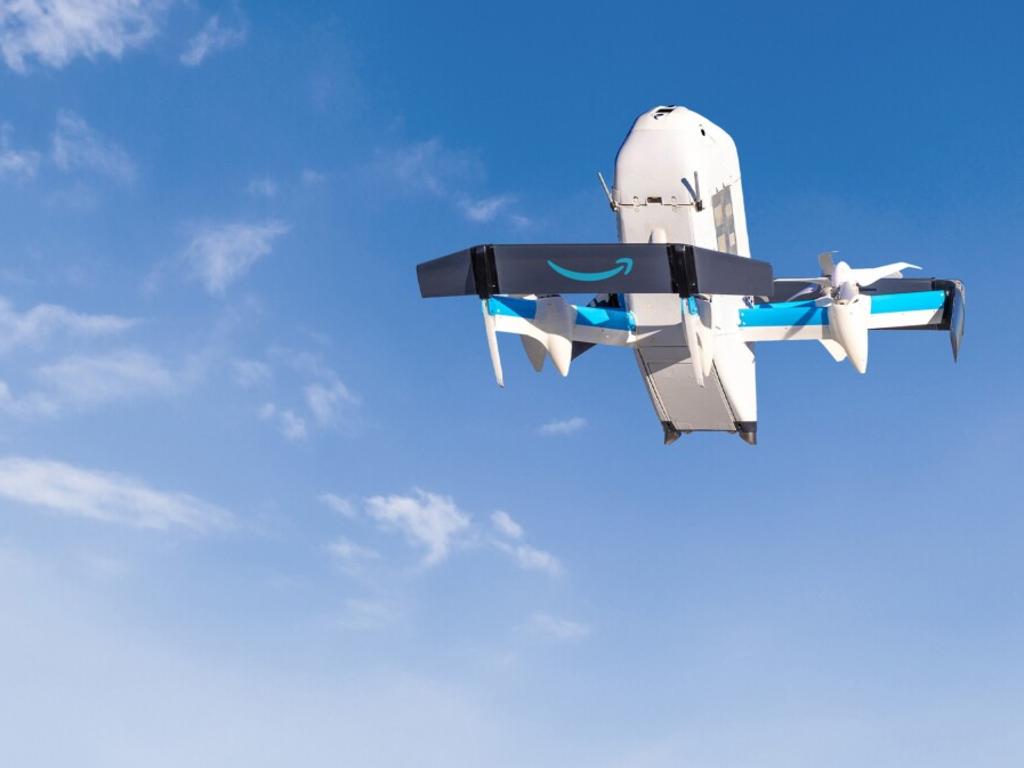 Amazon is investing heavily in AI-powered delivery drones. Picture: Amazon