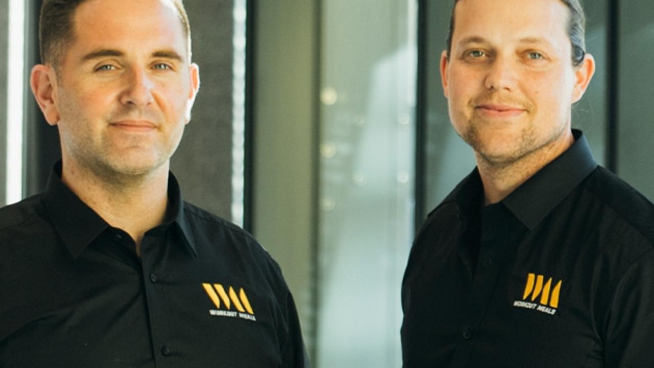 Workout Meals co-founders Tomi Jurlina (L) and Dean Deakin.