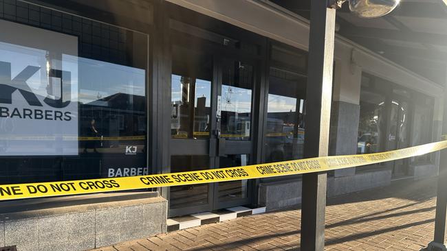 A business in Adelaide’s western suburbs has been the target of a drive-by shooting with police confirming shots were fired at a building on Thursday night.. Picture: Sam Lowe