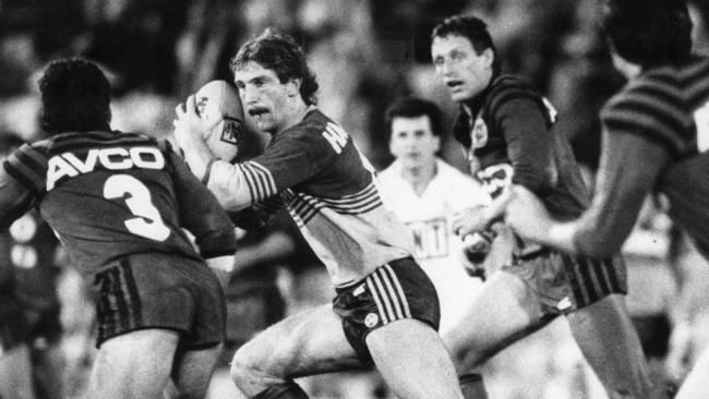 Brett Kenny in action for the Eels.