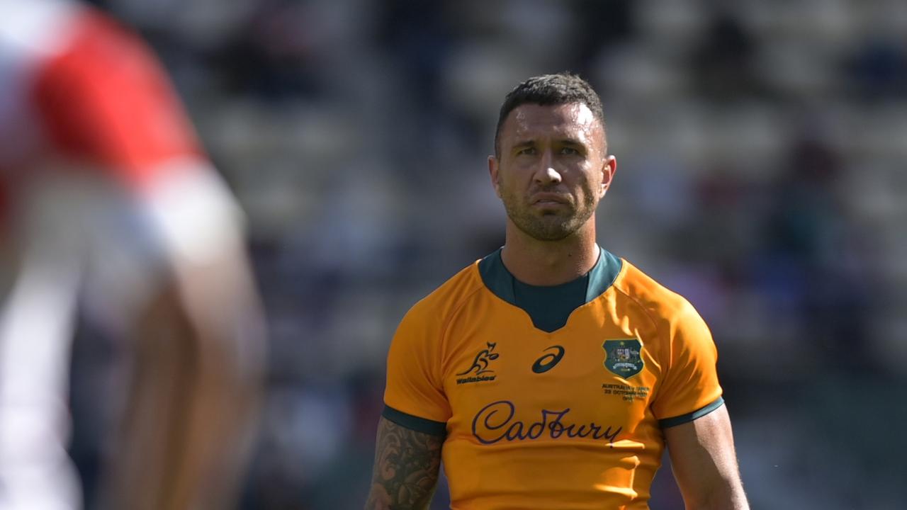 Quade Cooper will withdraw from the Wallabies squad.