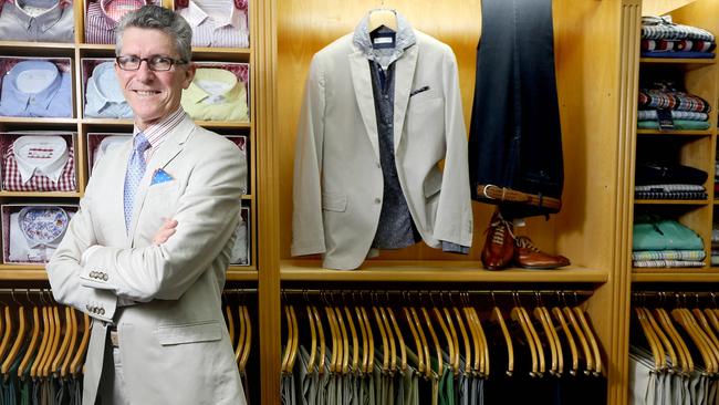 Ian Harrison opened Harrison’s Menswear more than 35 years ago. Pic by Sarah Keayes