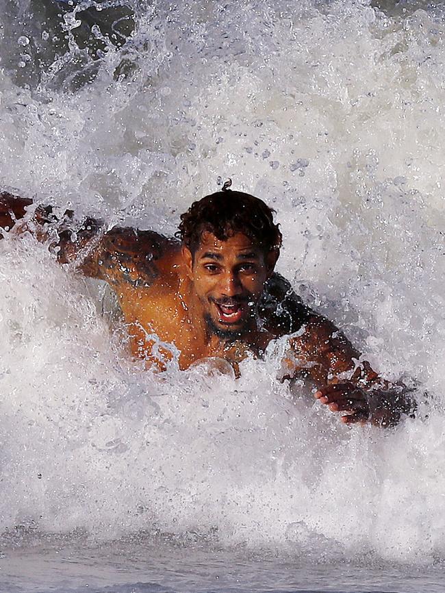 Jarrod Garlett in action at Carlton’s pre-season training camp. Picture: Michael Klein