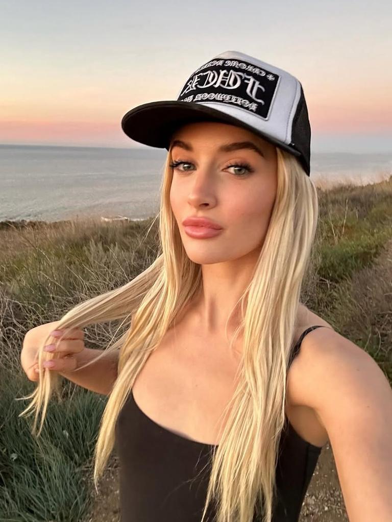 A fresh-faced Sheen before her breast augmentation surgery in 2023.