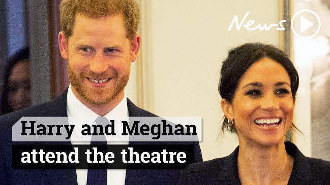 Harry and Meghan attend the theatre