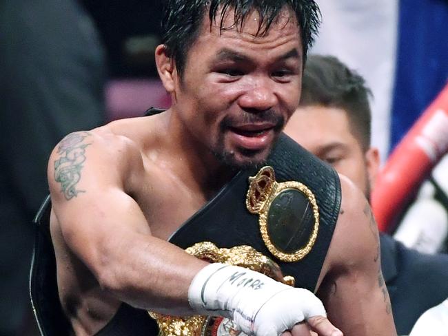 Hussein sayd he holds no ill-will towards Pacquiao, admitting he is also a victim in this situtaion. Picture: Getty Images.