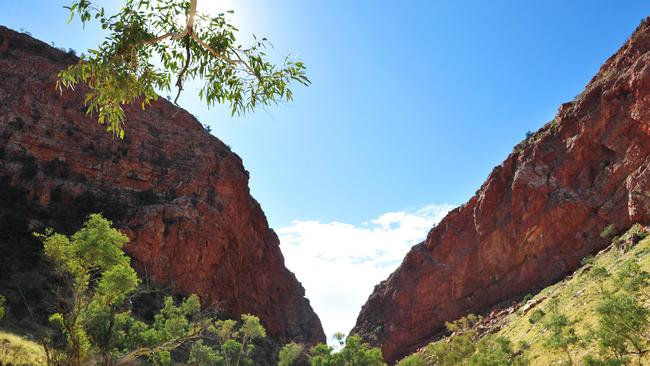 Simpsons Gap in the West MacDonnell National Park.