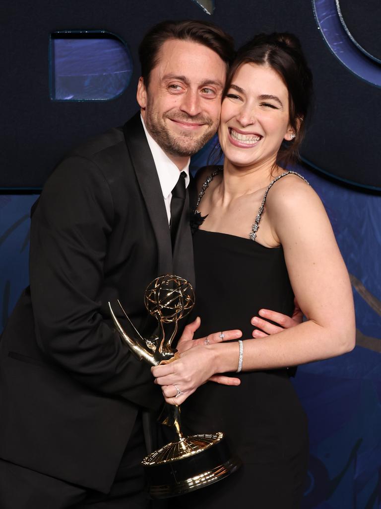 Kieran Culkin and Jazz Charton. Picture: Amy Sussman/Getty Images