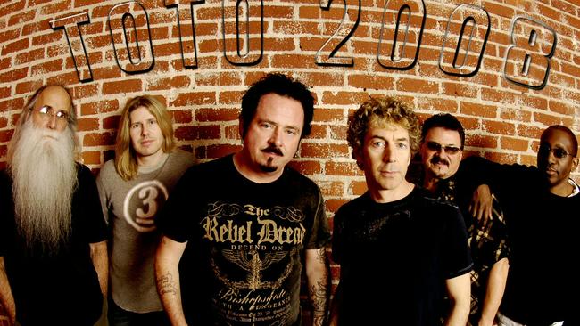 Members of band Toto in 2008. Picture: Supplied.