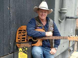 Tony Cook took out Peoples Choice award for Best Male Vocals at Tamworth's Country Music Festival. Picture: Jann Houley