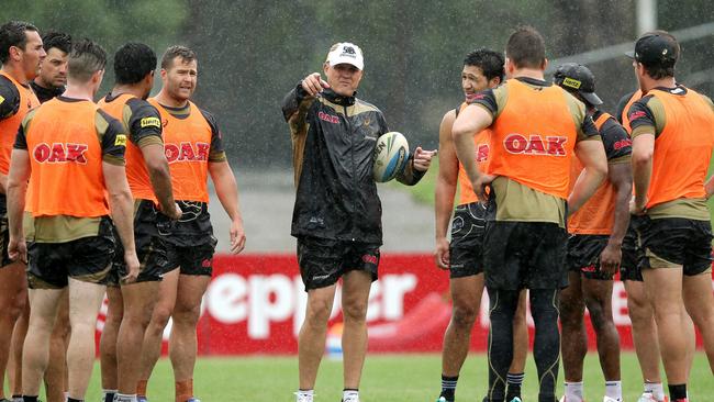 Coach Anthony Griffin during a Penrith Panthers training session. Picture Gregg Porteous