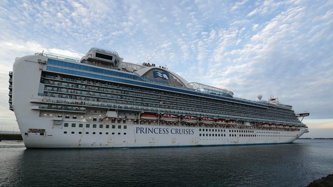 The Ruby Princess cruise ship. Picture: Getty Images