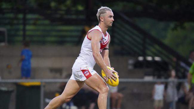 Dylan Collis has been in good form for Waratah in season 2022-23. Picture: Courtney McCabe / AFLNT Media