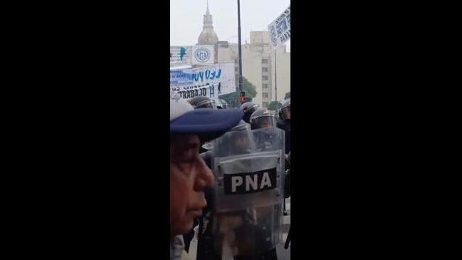 Protesters And Police Face Off As Argentine Senate Approves ...