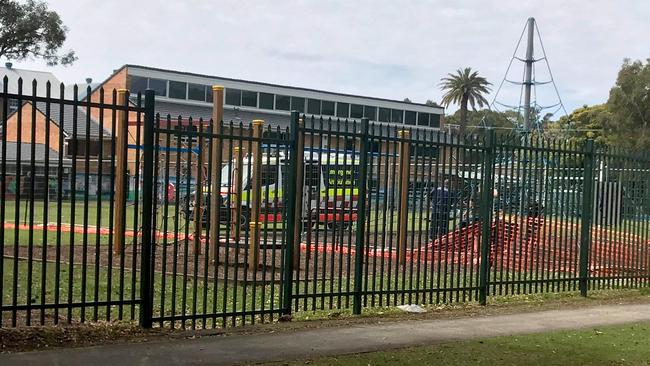 Ambulance at Ballina Primary School.