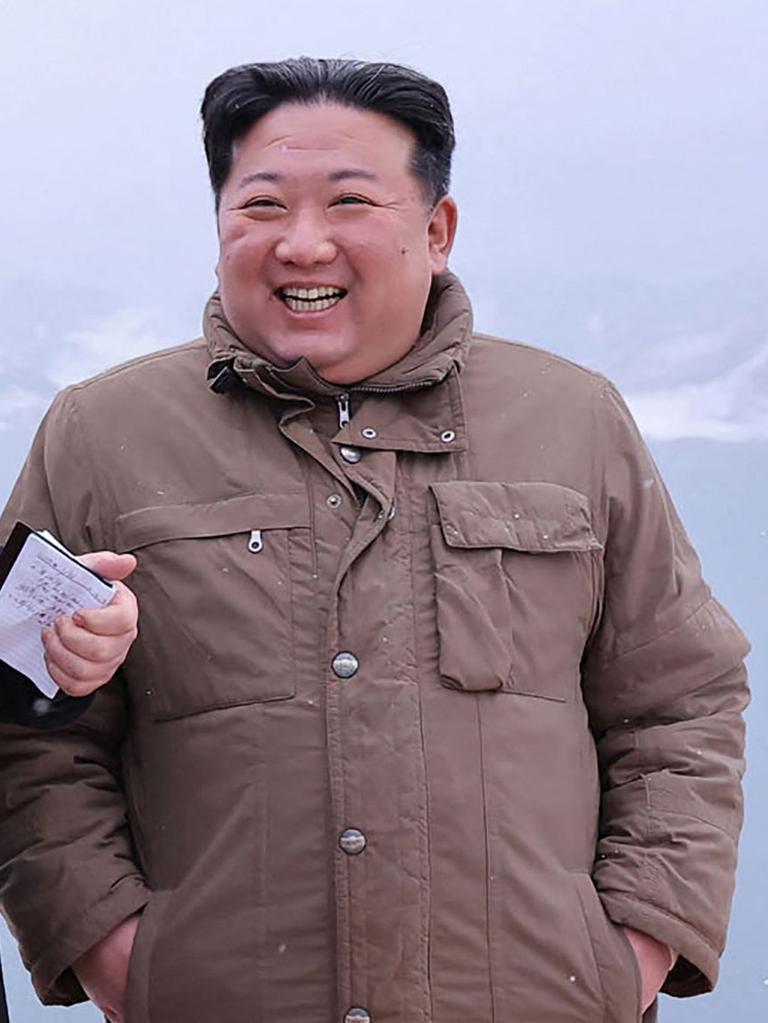 North Korean leader Kim Jong-un. Picture: AFP Photo/KCNA via KNS