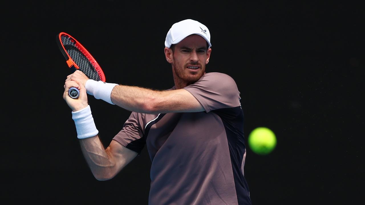 Andy Murray will face Marin Cilic on the opening day of the Kooyong Classic exhibition tournament on Wednesday. Picture: Graham Denholm / Getty Images